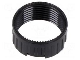 Nut | 61 | Ø16mm | Body: black | plastic