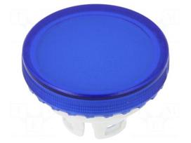 Actuator lens | 22mm | 84 | blue,transparent | plastic