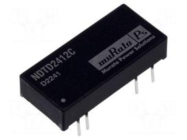 Converter: DC/DC | 3W | Uin: 18÷36VDC | Uout: 12VDC | Uout2: -12VDC | DIP