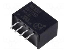 Converter: DC/DC | 3W | Uin: 4.5÷5.5VDC | Uout: 12VDC | Iout: 250mA | SIP