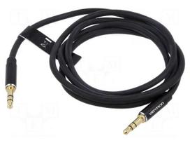 Cable | Jack 3.5mm 3pin plug,both sides | 1m | Plating: gold-plated