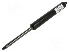 Gas spring | Thread: M6 | L: 205mm | Øout: 18mm | Piston diam: 8mm | 250N