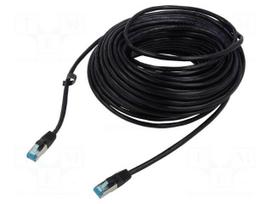 Patch cord | F/UTP | Cat 5e | RJ45 plug,both sides | stranded | Cu | 8m