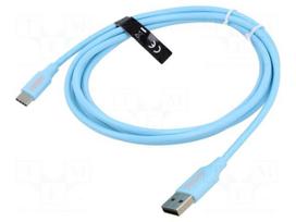 Cable | USB 2.0 | USB A plug,USB B micro plug | nickel plated | 1.5m