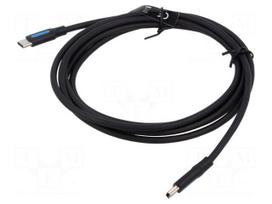 Cable | USB 2.0 | USB B mini plug,USB C plug | nickel plated | 2m
