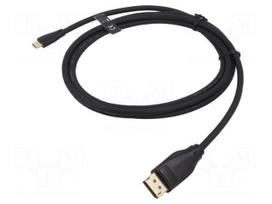 Cable | USB 2.0 | USB A plug,USB B micro plug | nickel plated | 0.5m