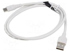 Cable | USB 2.0 | USB A plug,USB B micro plug | nickel plated | 1.5m