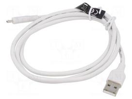 Cable | USB 2.0 | USB A plug,USB B micro plug | nickel plated | 1m