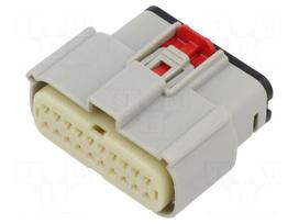 Connector: wire-wire | plug | female | MX150 | PIN: 20 | for cable | 3.5mm