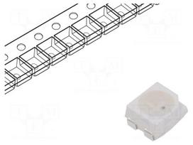 LED | RGB | SMD | PLCC4 | 2.2÷2.6/3.2÷3.6/3.2÷3.6VDC | 3.5x2.8x1.9mm