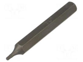 Screwdriver bit | Torx® | TX10 | Socket size: 10mm | Overall len: 80mm