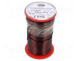 Coil wire | single coated enamelled | 2mm | 0.5kg | -65÷200°C