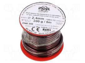 Coil wire | single coated enamelled | 2.4mm | 0.2kg | -65÷200°C