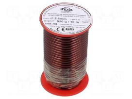 Coil wire | single coated enamelled | 2.6mm | 0.5kg | -65÷200°C