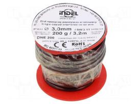 Coil wire | single coated enamelled | 3mm | 0.2kg | -65÷200°C