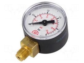 Manometer | 0÷2.5bar | bottom connection | Thread: G 1/8" | 40mm