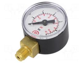 Manometer | 0÷6bar | bottom connection | Thread: G 1/8" | 40mm