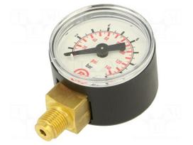 Manometer | 0÷10bar | bottom connection | Thread: G 1/8" | 40mm