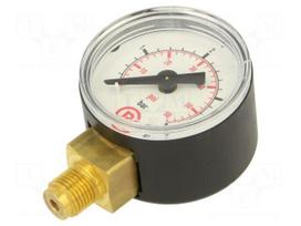 Manometer | 0÷4bar | bottom connection | Thread: G 1/8" | 40mm