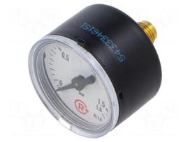Vacuum gauge | -1÷0bar | rear connection | Thread: G 1/8" | 40mm