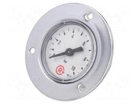 Manometer | 0÷10bar | rear connection | Thread: G 1/8" | 40mm | metal