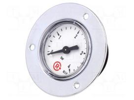 Manometer | 0÷4bar | rear connection | Thread: G 1/8" | 40mm | metal