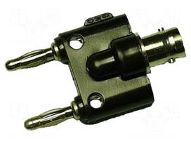 Adapter | 3A | Insulation: polyamide | banana 4mm plug x2,BNC plug