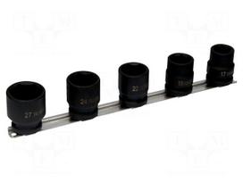 Wrench-set | 6-angles,socket spanner,impact | 1/2" | 5pcs.