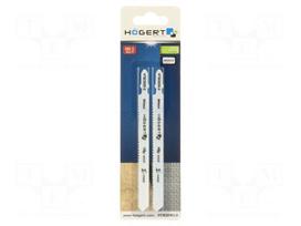 Hacksaw blade-set | wood,metal,universal,jigsaw | 132mm | 2pcs.