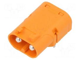 Connector: DC supply | socket | male | LC | 30A | 1kV | PIN: 2 | angled 90°