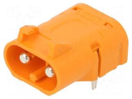 Connector: DC supply | socket | male | LC | 20A | 1kV | PIN: 2 | angled 90°