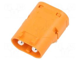 Connector: DC supply | socket | male | LC | 40A | 1kV | PIN: 2 | angled 90°