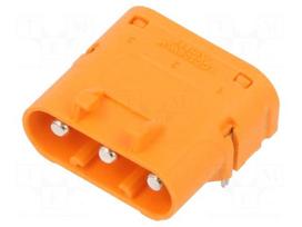 Connector: DC supply | socket | male | LC | 20A | 1kV | PIN: 3 | angled 90°