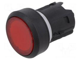Switch: push-button | 22mm | Stabl.pos: 1 | red | IP66,IP67,IP69K | flat
