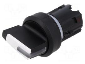 Switch: rotary | 22mm | Stabl.pos: 3 | white | none | IP66,IP67,IP69K