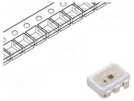 Programmable LED | RGB | SMD | 4.5÷5.5VDC | 3.7x2.7x1.3mm | 12mA