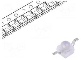 LED | red | SMD | Gull wing | 3550÷6500(typ)-11200mcd | 1.9÷2.7VDC
