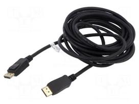 Cable | DisplayPort plug,HDMI plug | 4K,UHD 2160p | 5m | black