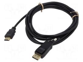 Cable | DisplayPort plug,HDMI plug | 4K,8K,UHD 2160p,UHD 4320p