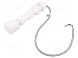 Sensor: liquid level | -20÷80°C | OUT: NO | IP67 | polypropylene | 0.5m