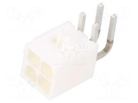 Connector: wire-board | socket | male | PIN: 4 | Mini-Fit Jr | 13A | THT