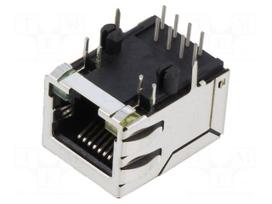 Connector: RJ45 | socket | data transfer | PIN: 8 | Cat 5 | shielded