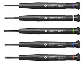 Screwdriver: precision-set | precision | slot | 5pcs.