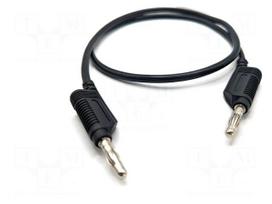 Test lead: single | 60VDC | 32A | banana plug 4mm,both sides | Len: 1m