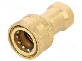 Quick connection coupling | max.138bar | G 3/4" | double-sided