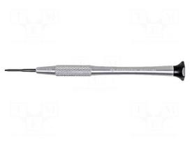 Screwdriver: precision | slot | 1x0.2mm | Blade length: 17mm