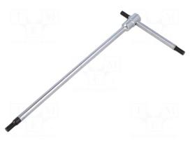 Wrench: hex key | HEX 4mm | Overall len: 175mm | Kind of handle: T