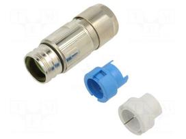 Enclosure for connectors: M23 | for cable | external thread