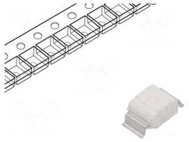 LED | red | SMD | Gull wing | 112÷285mcd | 2.1÷2.3VDC | 3.2x2.8x1.9mm