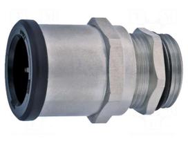 Straight terminal connector | Thread: metric,outside | brass | IP68